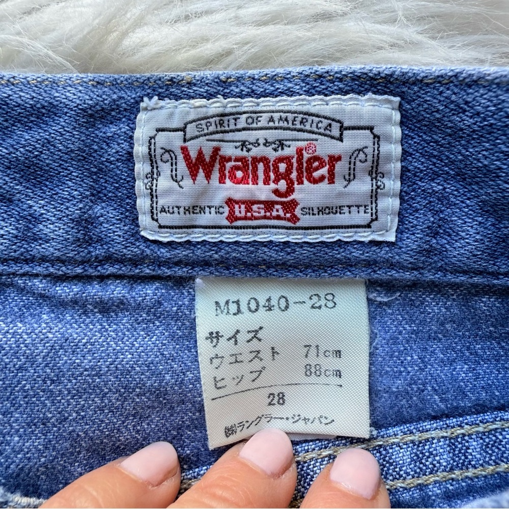 Vintage Wrangler Indigo Cotton-Blend Jeans XS